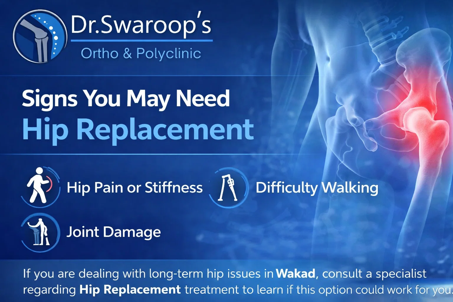 Signs You May Need Total Hip Replacement - Dr. Swaroop