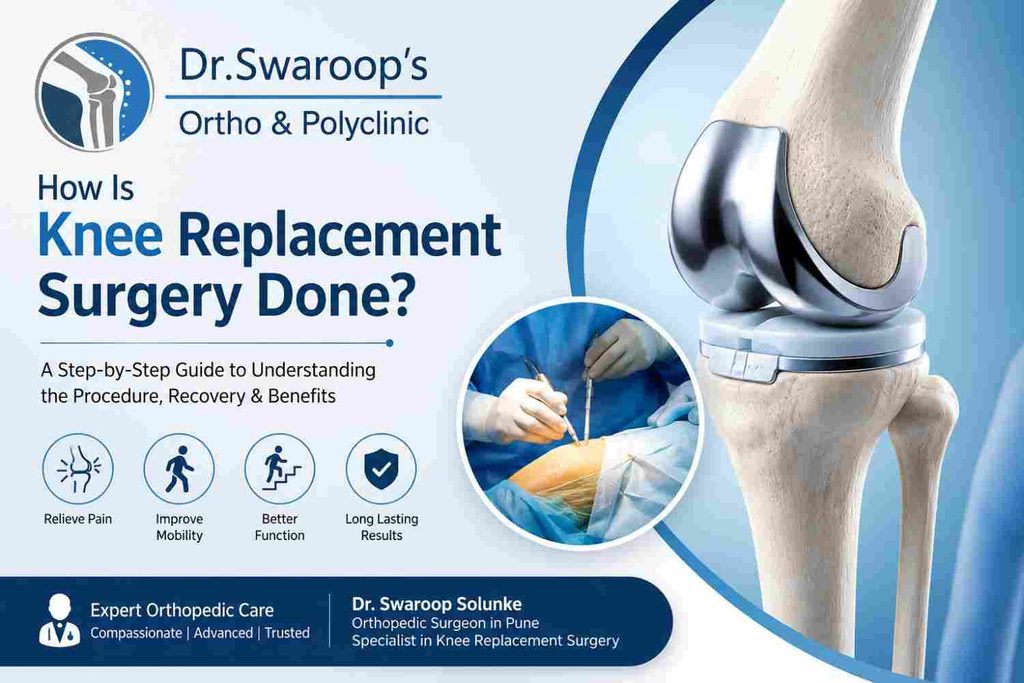how is knee replacement surgery done